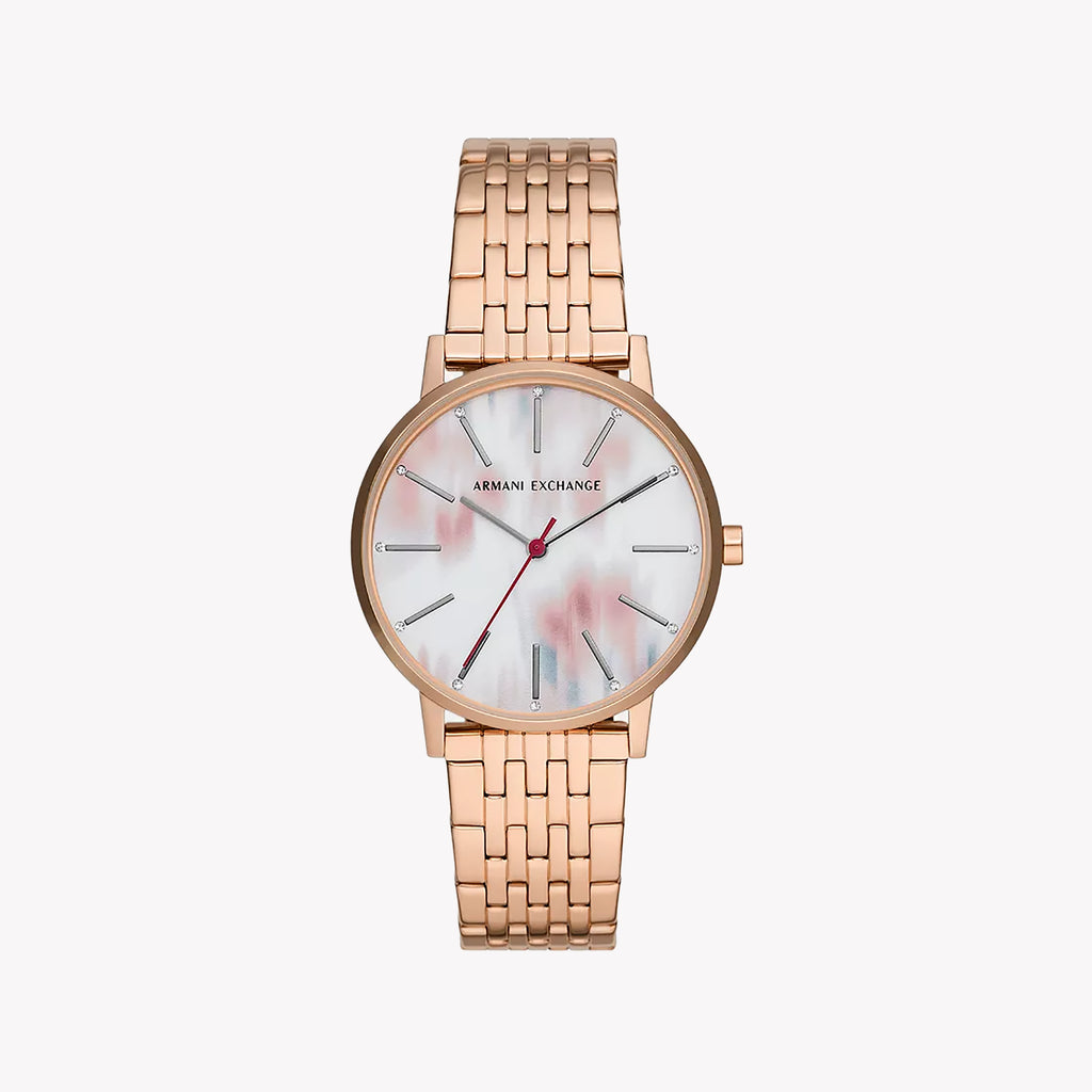 A|X Armani Women's Rose Gold Stainless Watch | Ax5589