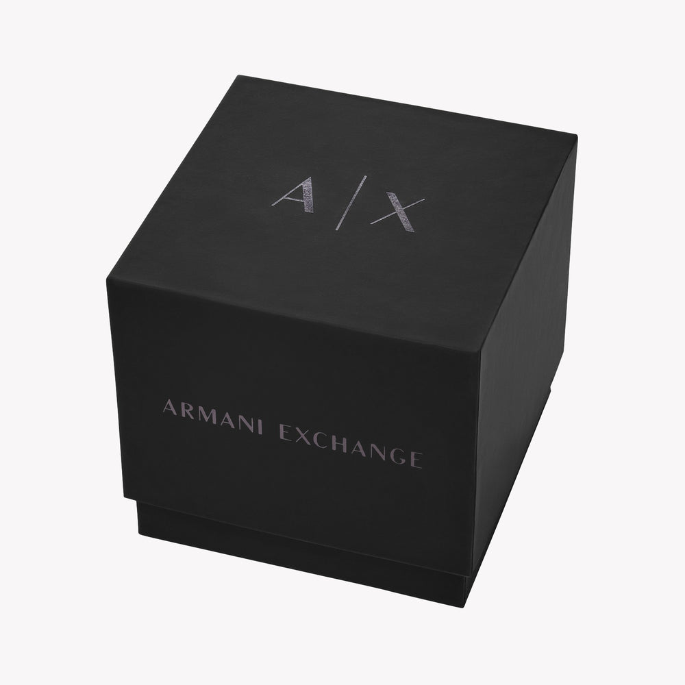 Armani Exchange Women's Quartz Three Hand Pink Leather Watch 36mm