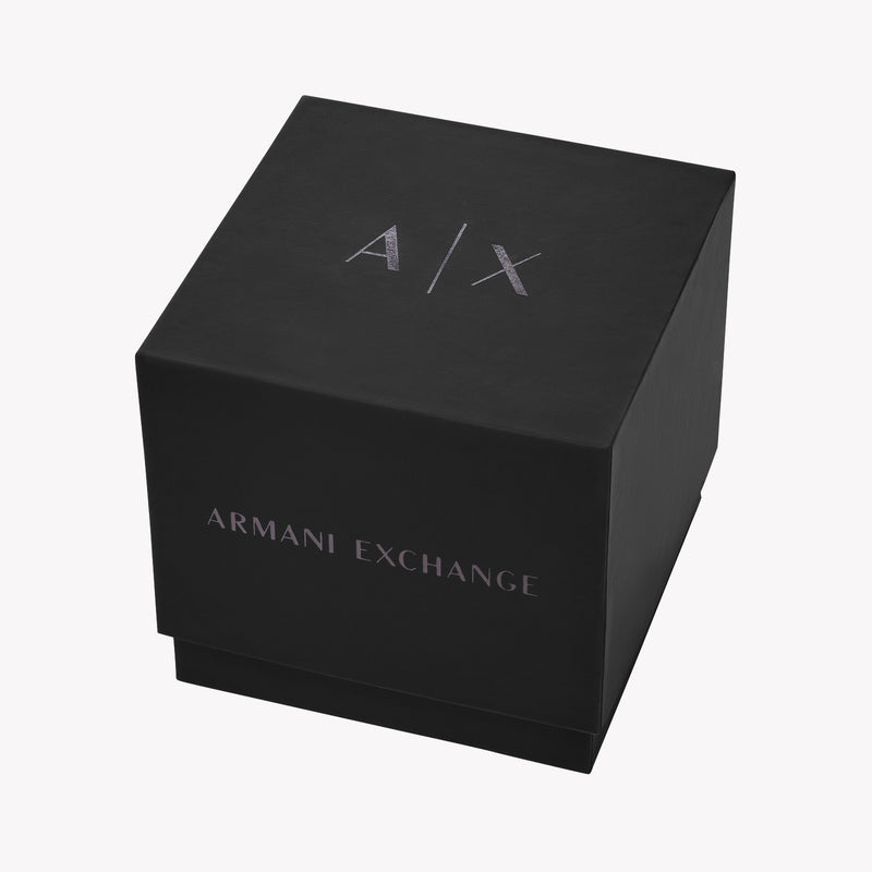 Armani Exchange Women's Quartz Three Hand Pink Leather Watch 36mm