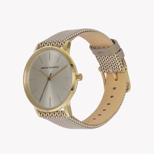 A|X Armani Exchange Women's Gold/Brown Watch | Ax5594 by i-watch