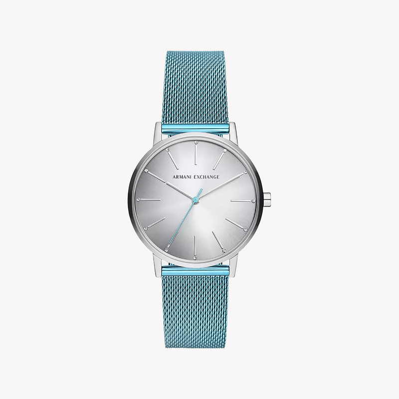A|X Armani Women's Silver/Blue Watch | Ax5599 by i-watch