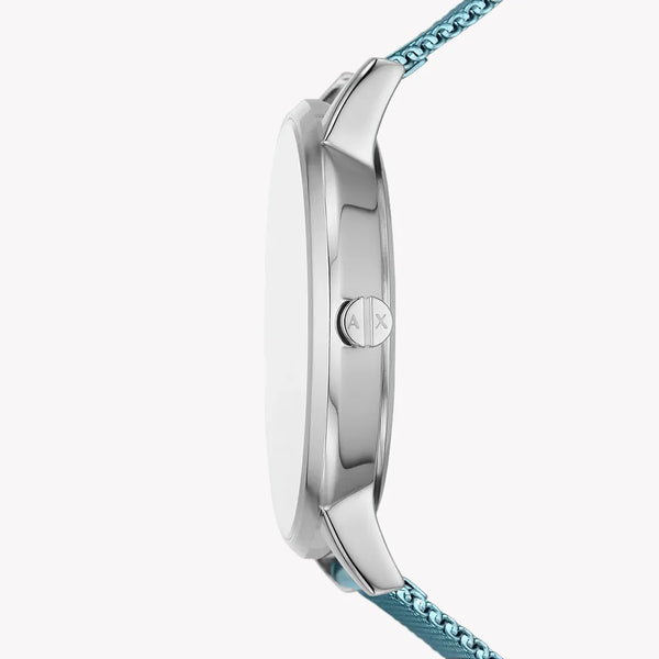 A|X Armani Women's Silver/Blue Watch | Ax5599