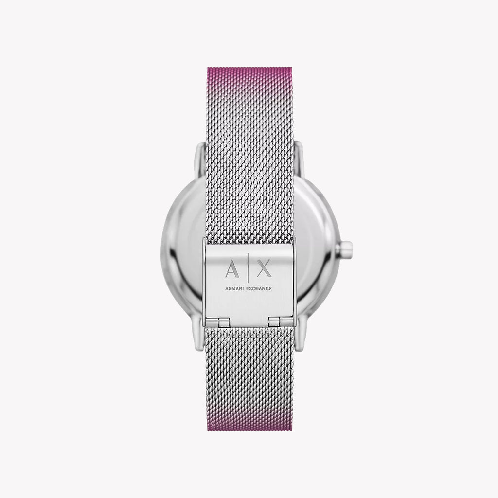 A|X Armani Exchange Women's Silver/Pink Watch | Ax5616