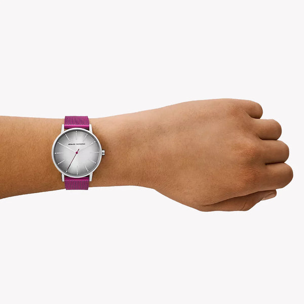 A|X Armani Exchange Women's Silver/Pink Watch | Ax5616 by i-watch