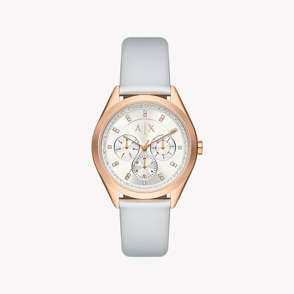 A|X Armani Exchange Women's Rose Gold/White | Ax5660