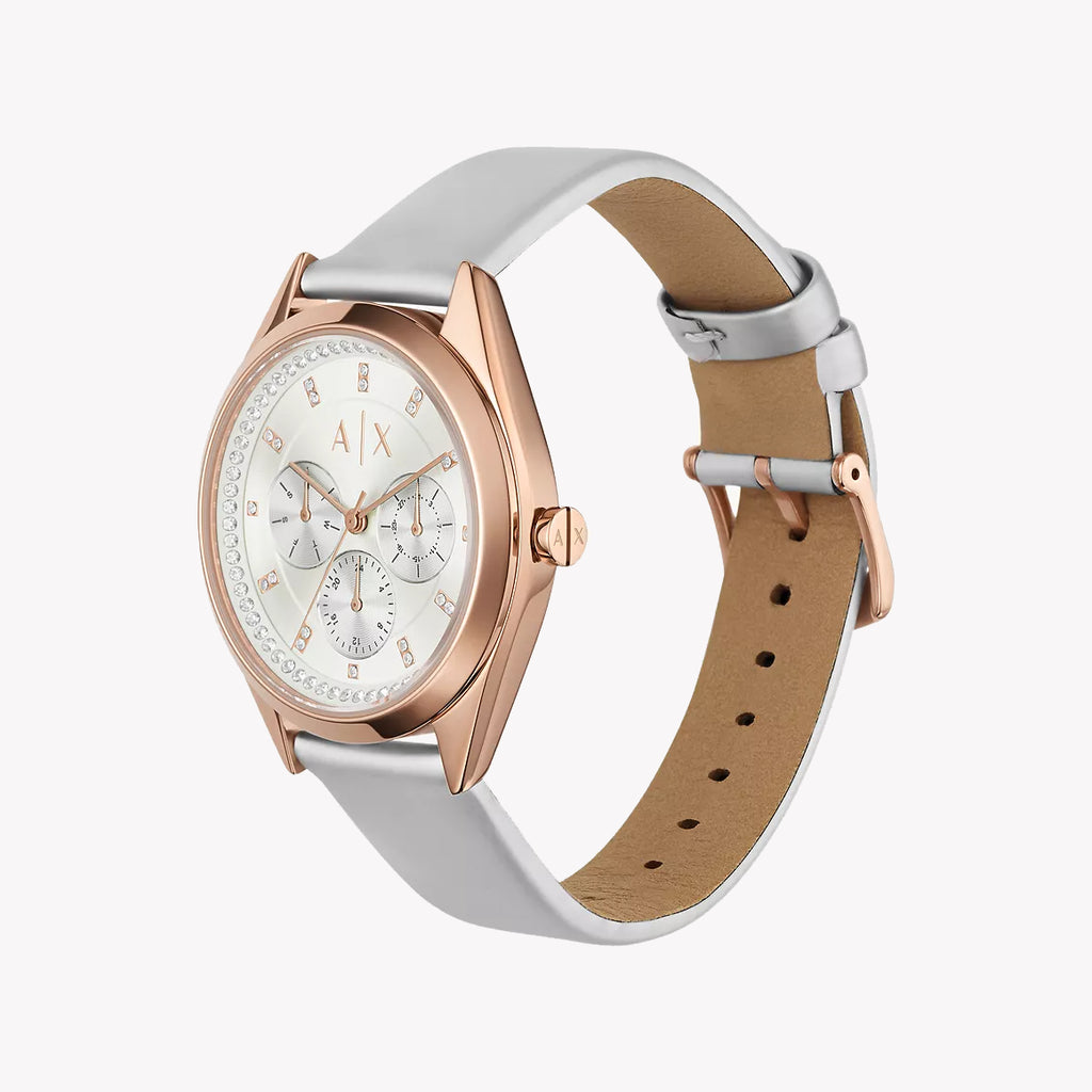 A|X Armani Exchange Women's Rose Gold/White | Ax5660