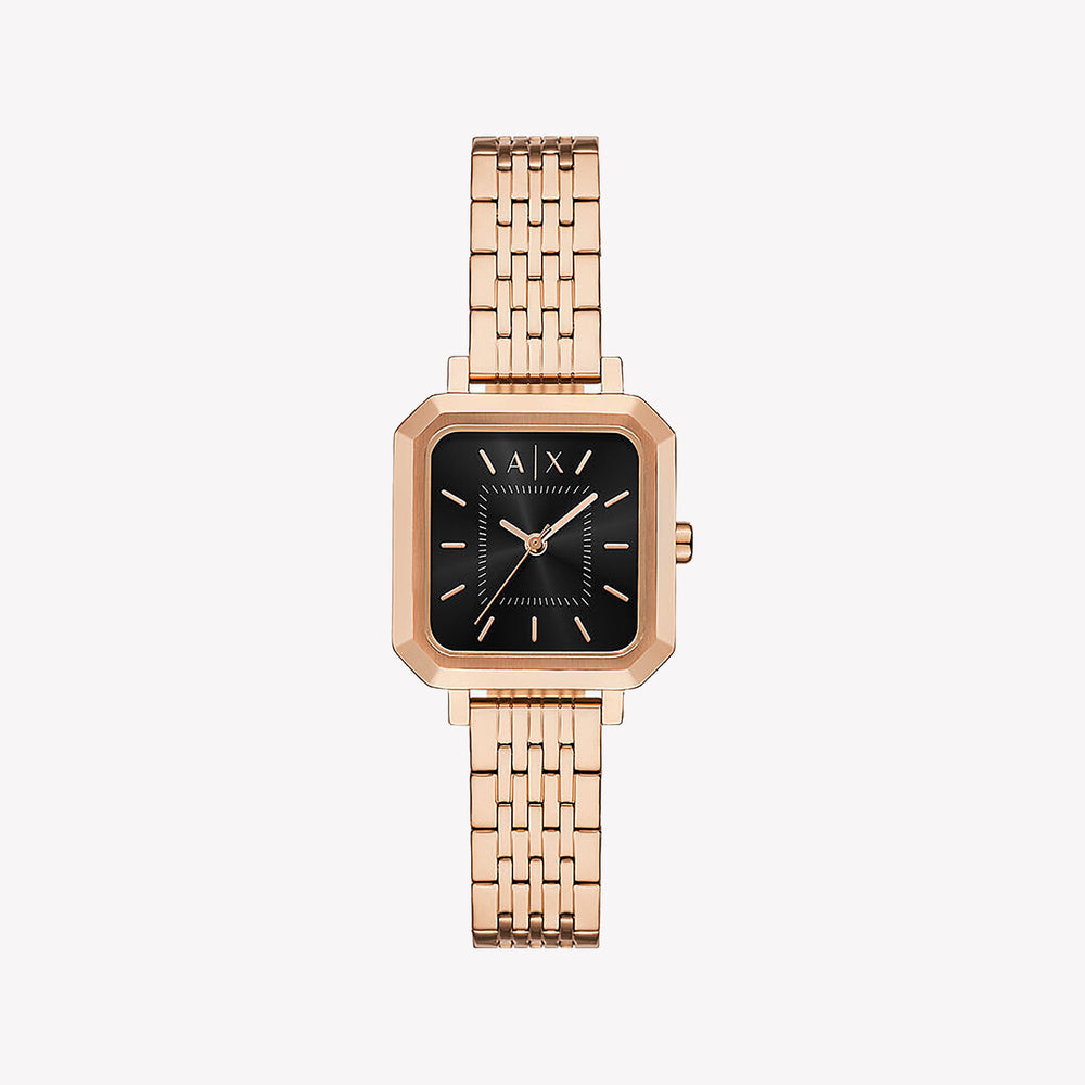 Armani Exchange Leila Quartz Black Dial Ladies Watch