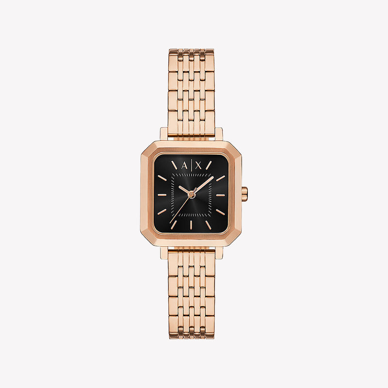 Armani Exchange Leila Quartz Black Dial Ladies Watch