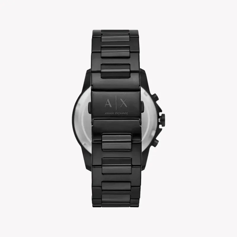 A|X Armani Exchange Men's Black Watch, Black Dial | Ax7163set