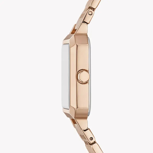 Chic Radiance Women's Rose Gold Watch, Silver Dial | Ax7164set by i-watch