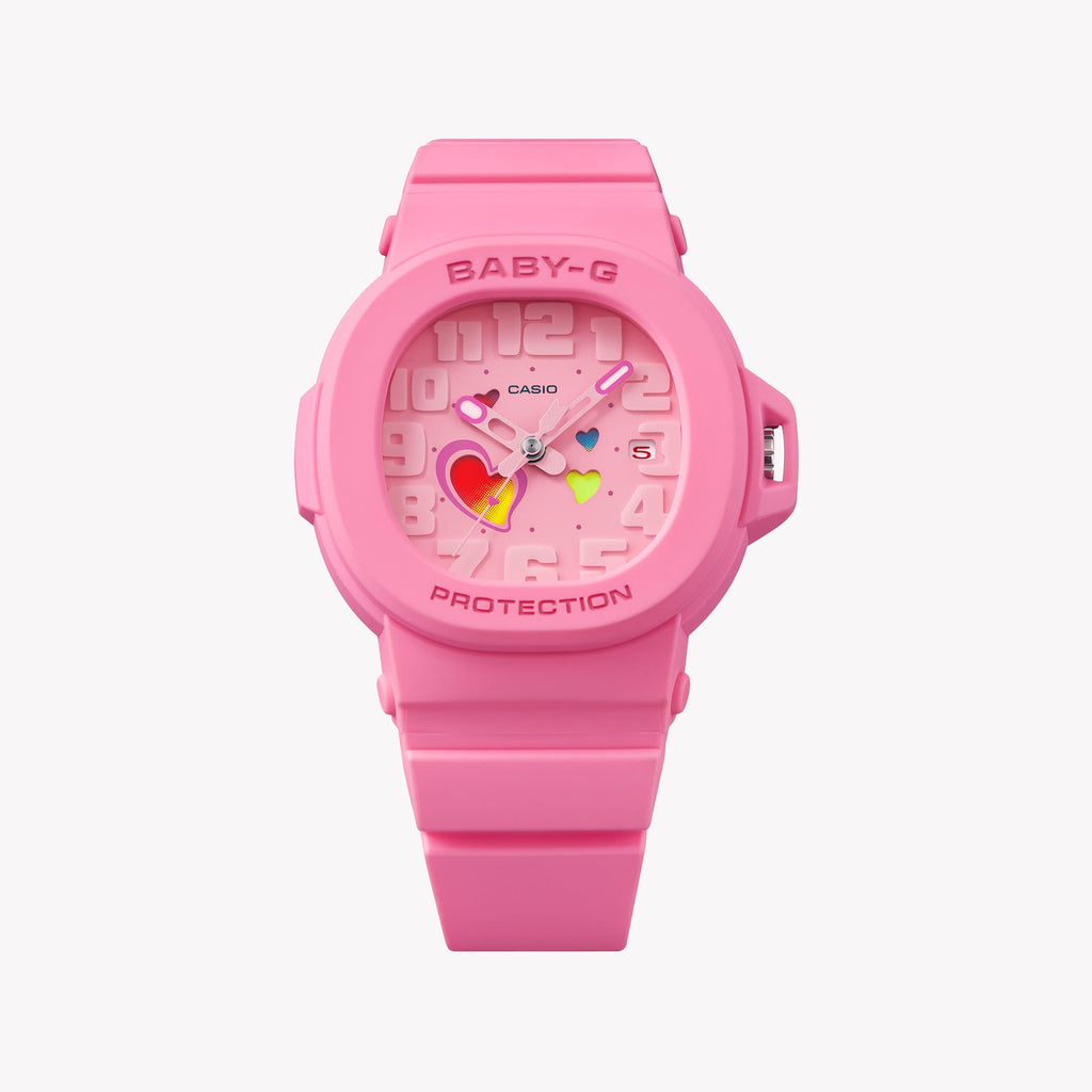 CaSio G-Shock Women’s Pink Resin, Multicolor Dial | Bga-10-4aer