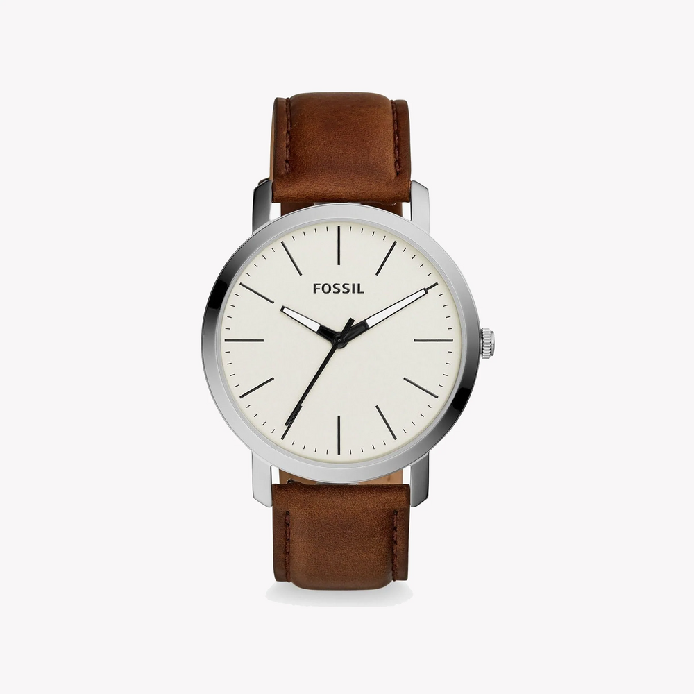 Fossil Men's Silver/Brown Quartz Watch | Bq2309 by i-watch