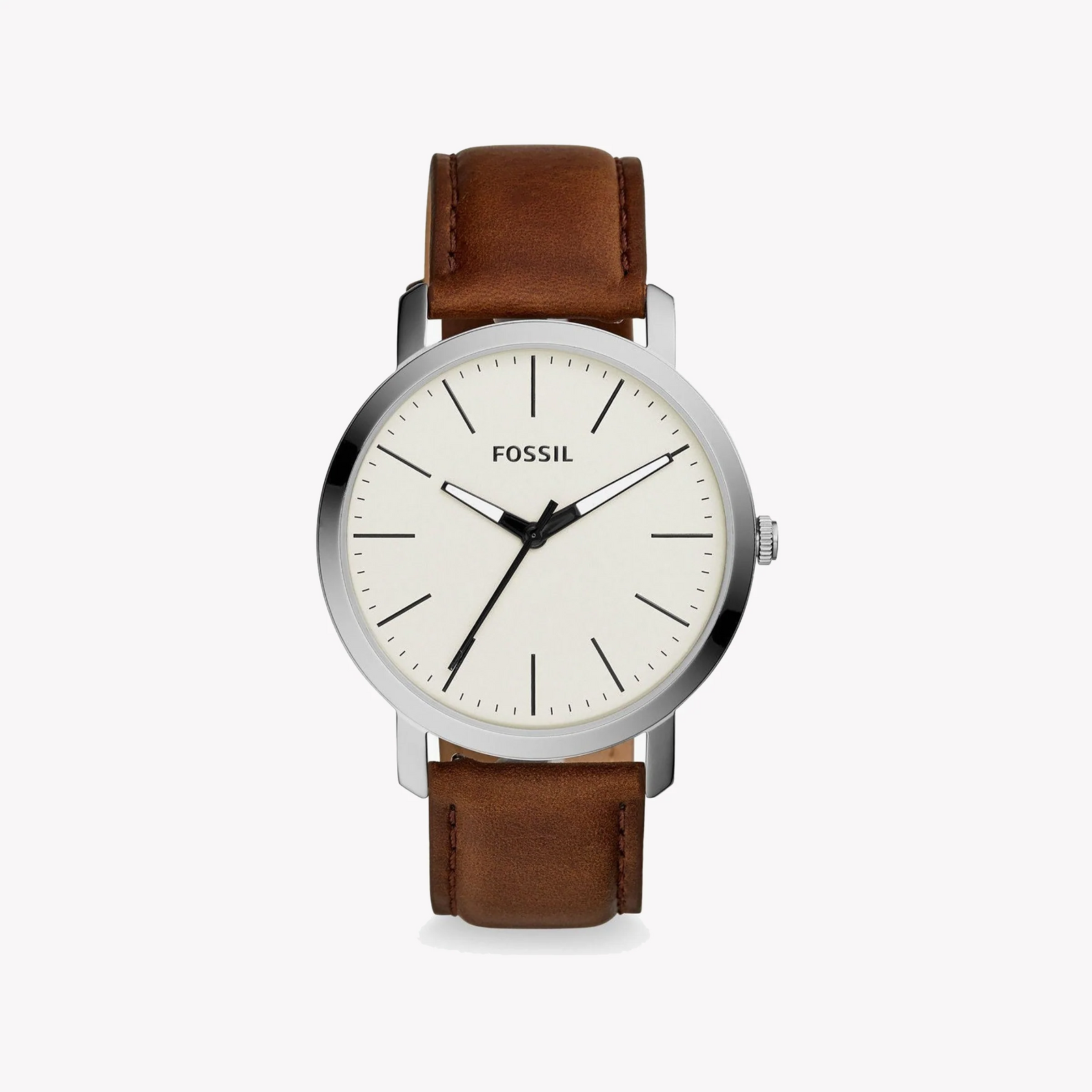 Fossil Men's Silver/Brown Quartz Watch | Bq2309 by i-watch