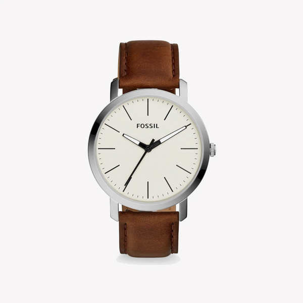 Fossil Men's Silver/Brown Quartz Watch | Bq2309 by i-watch
