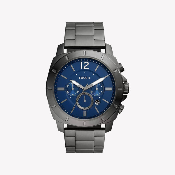 Fossil Men's Privateer Chronograph, Smoke Stainless Steel Watch