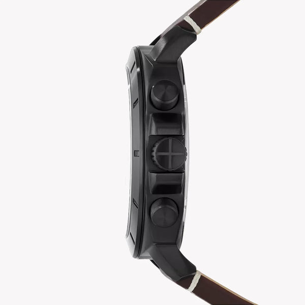 Fossil Men's Black/Brown, Green Dial Watch | Bq2760 by i-watch