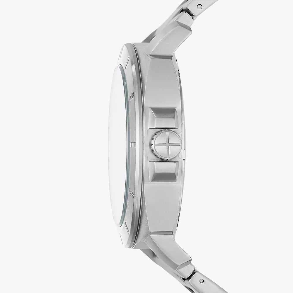 Fossil Men's Stainless Steel, Silver | Bq2789