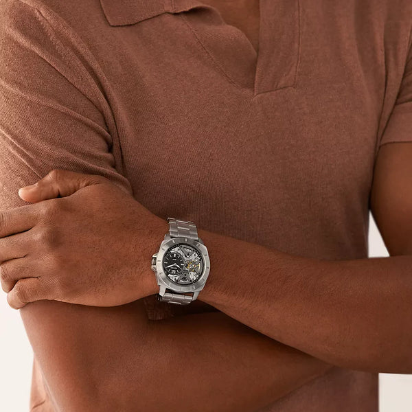 Fossil Men's Stainless Steel, Silver | Bq2789 by i-watch