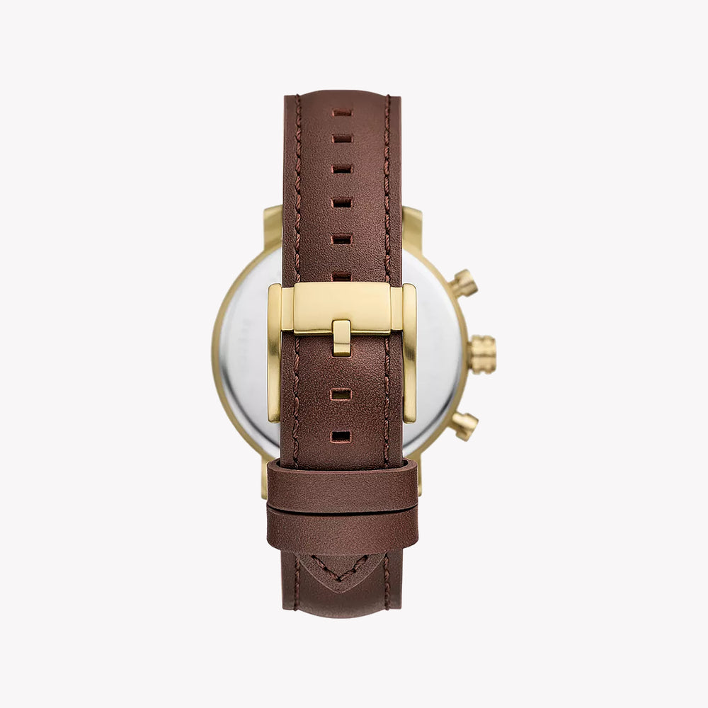 Rhett Multifunction Brown LiteHide™ Leather Watch