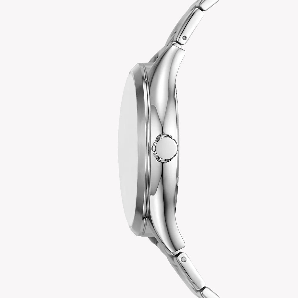 Fossil Men's Silver Stainless Steel Watch | Bq2860