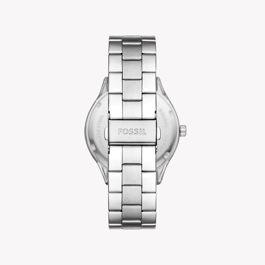 Fossil Men's Silver Stainless Steel Watch | Bq2860