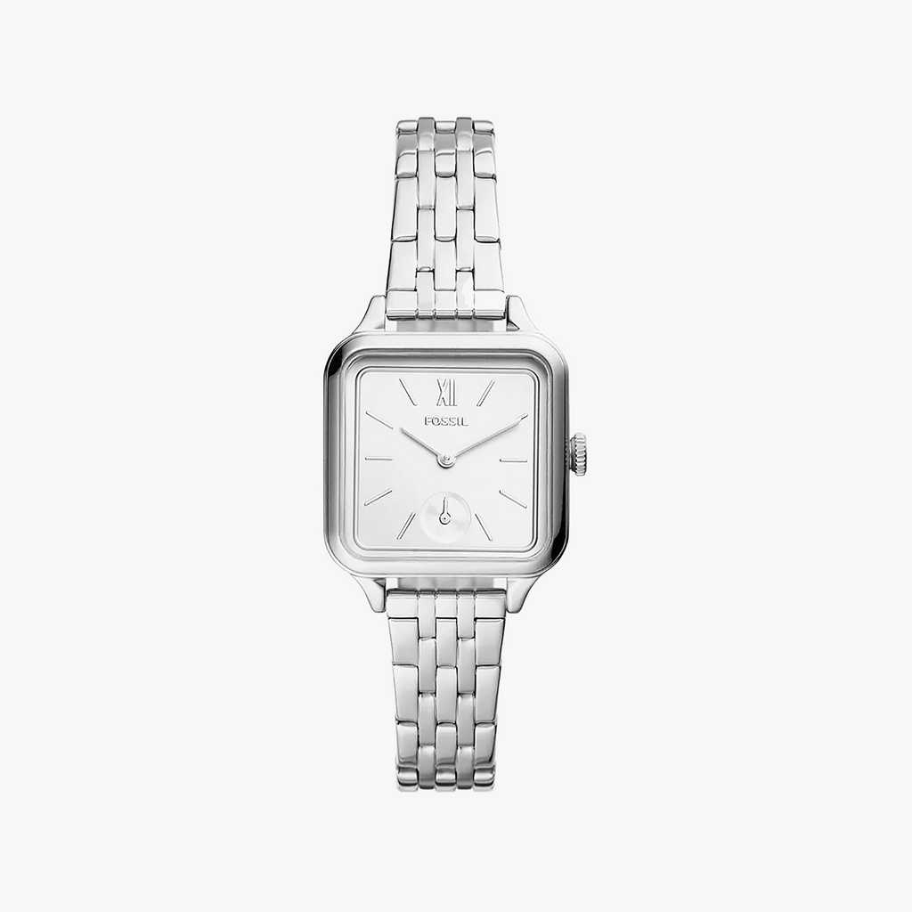 Fossil Women's Silver Stainless Steel Watch | Bq3830