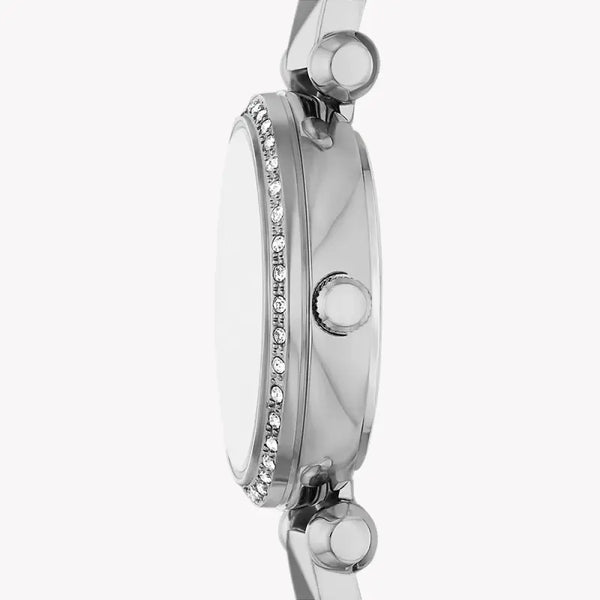 Fossil Women's Silver Stainless Steel Watch, White Dial | Bq3893 by i-watch