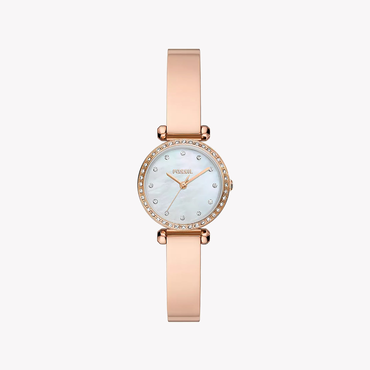 Fossil Women's Rose Gold Stainless Steel Watch | Bq3894