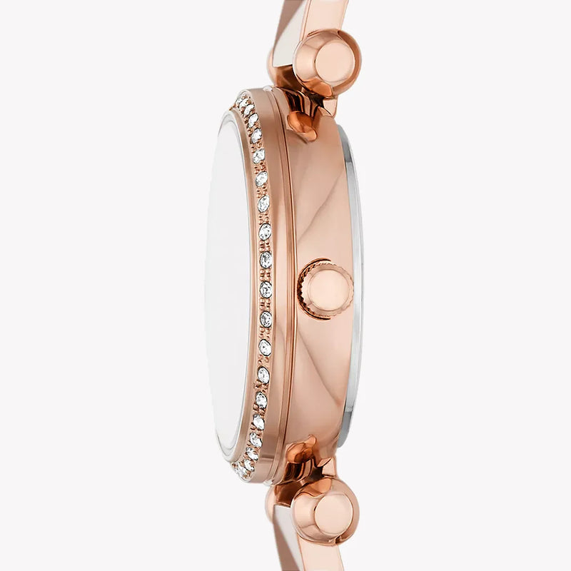 Fossil Women's Rose Gold Stainless Steel Watch | Bq3894 by i-watch