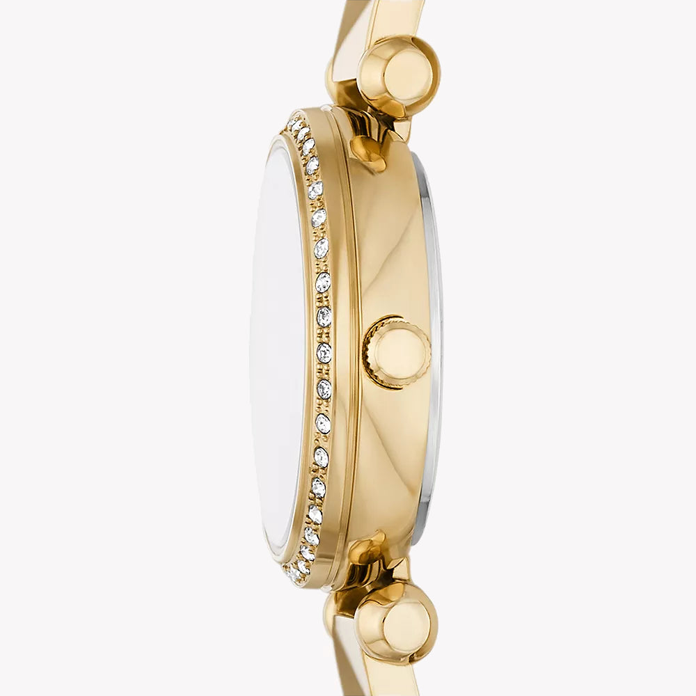 Fossil Women's Gold Watch, Stainless Steel | Bq3895