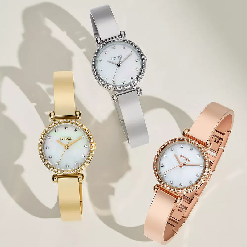 Fossil Women's Gold Watch, Stainless Steel | Bq3895 by i-watch