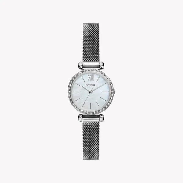 Fossil Women's Silver Stainless Steel Watch, White Dial | Bq3896 by i-watch