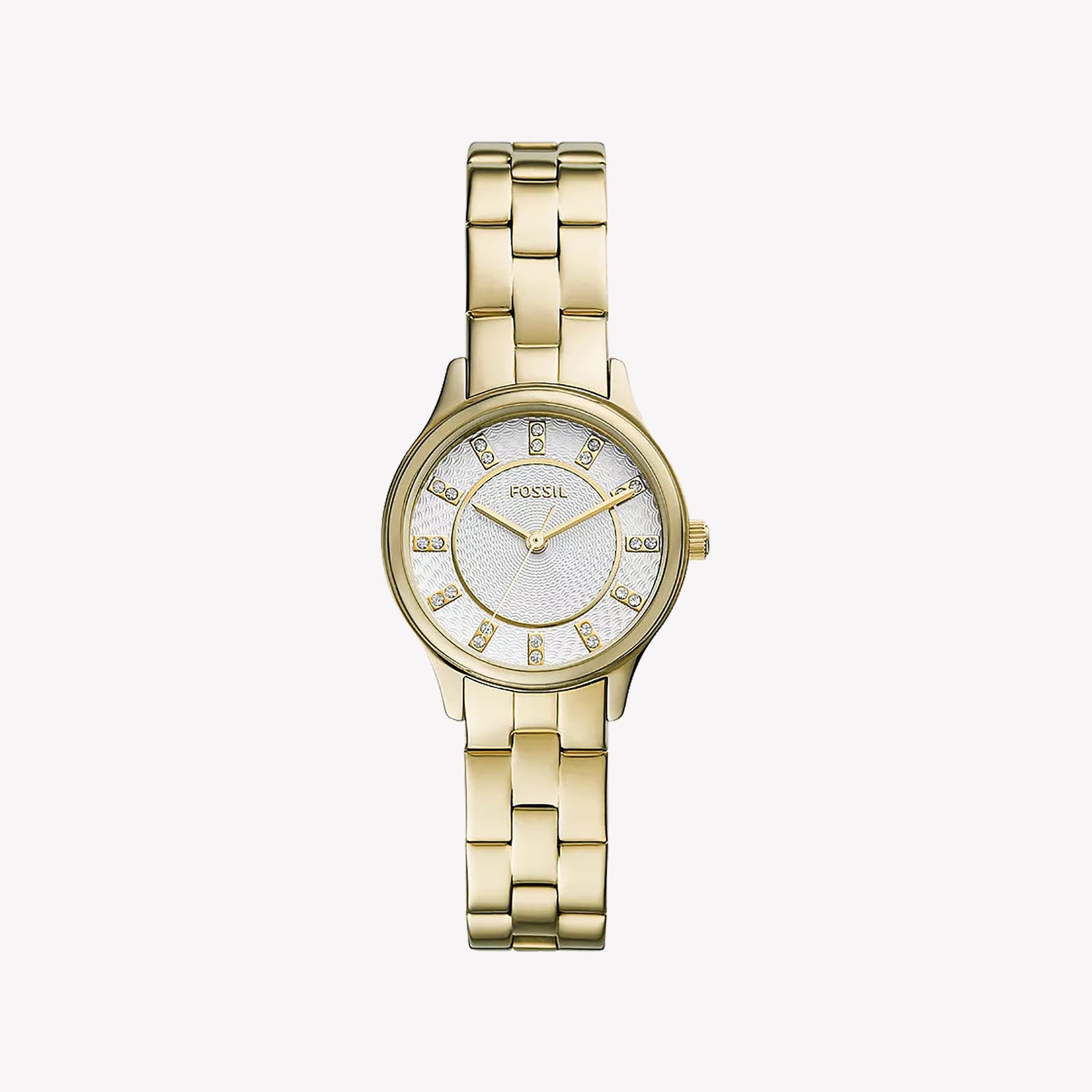 Modern Sophisticate Three-Hand Gold-Tone Stainless Steel Watch