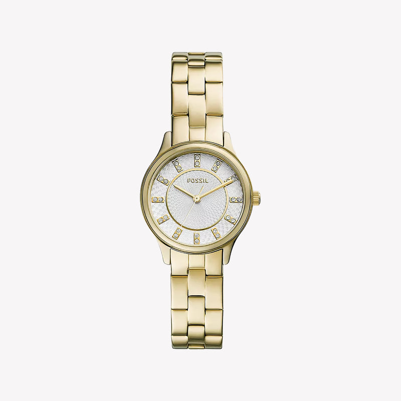 Modern Sophisticate Three-Hand Gold-Tone Stainless Steel Watch