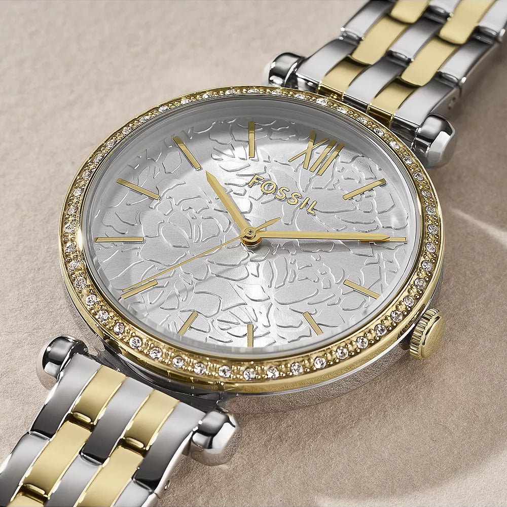 Fossil Women's Silver & Gold Stainless Steel | Bq3962