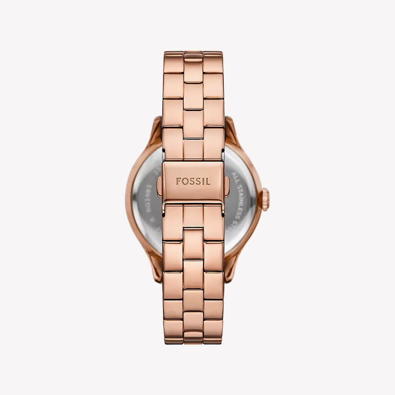Brynn Multifunction Rose Gold-Tone Stainless Steel Watch