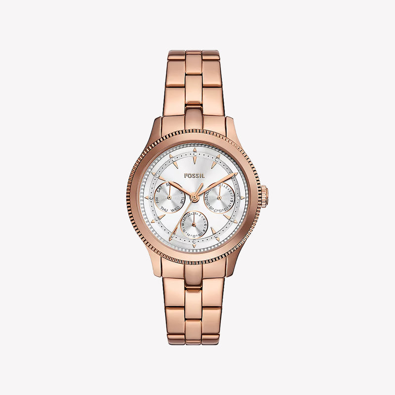 Brynn Multifunction Rose Gold-Tone Stainless Steel Watch