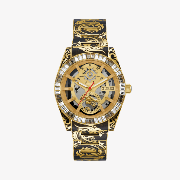Guess Men's Multicolor Watch, Gold Dial | Gw0649g1 by i-watch