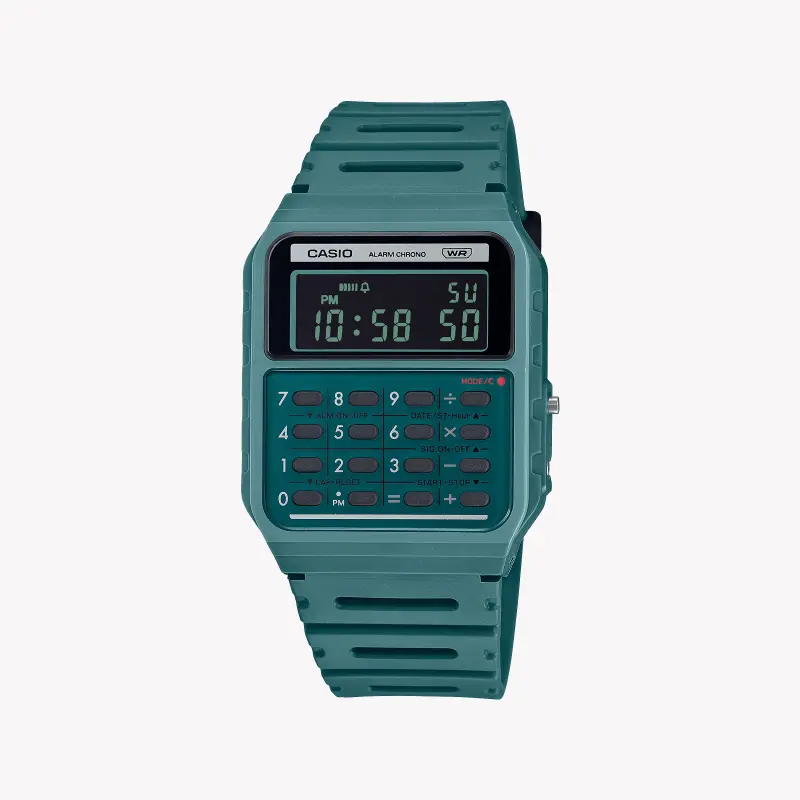 Casio Unisex Blue Resin Watch, Vibrant Design | Ca-53wb-3bef