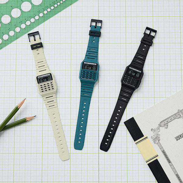 Casio Unisex Blue Resin Watch, Vibrant Design | Ca-53wb-3bef