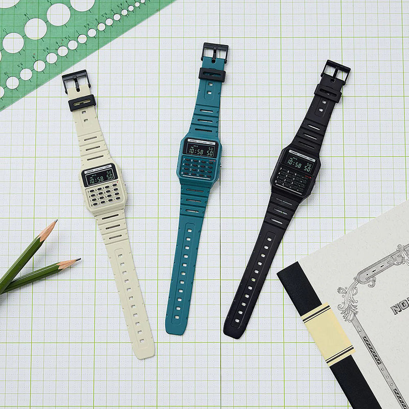 Casio Unisex Blue Resin Watch, Vibrant Design | Ca-53wb-3bef