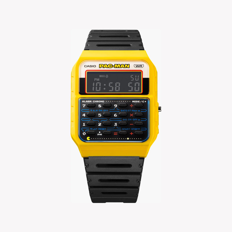 Casio Unisex's Yellow Resin, Black Resin | Ca-53wpc-1ber by i-watch