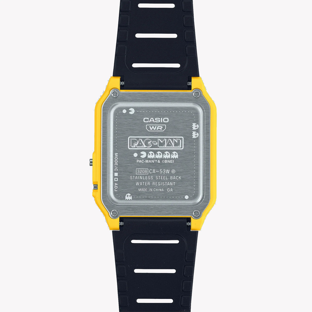 Casio Unisex's Yellow Resin, Black Resin | Ca-53wpc-1ber by i-watch