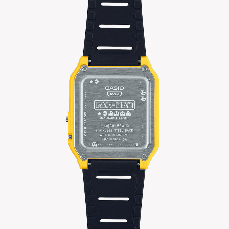 Casio Unisex's Yellow Resin, Black Resin | Ca-53wpc-1ber by i-watch