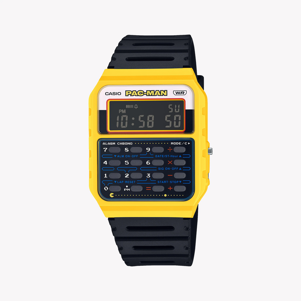 Casio Unisex's Yellow Resin, Black Resin | Ca-53wpc-1ber by i-watch