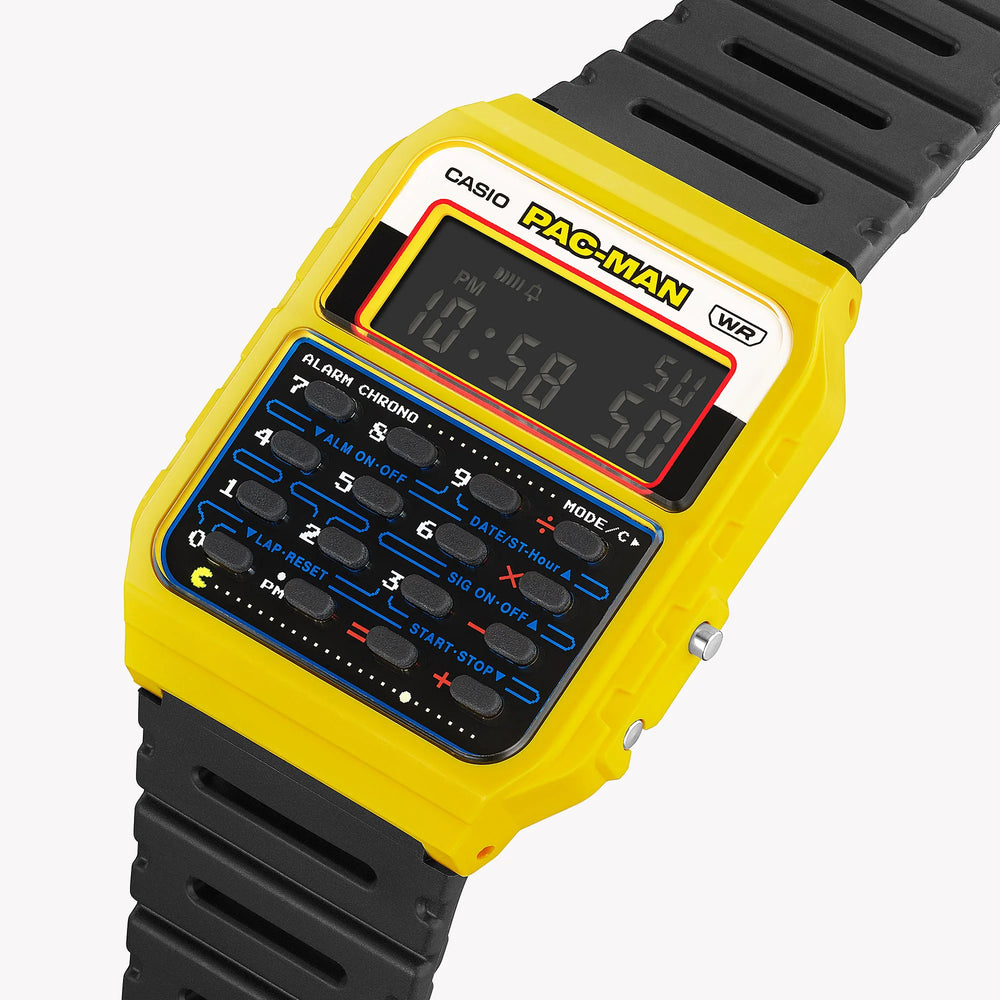 Casio Unisex's Yellow Resin, Black Resin | Ca-53wpc-1ber by i-watch