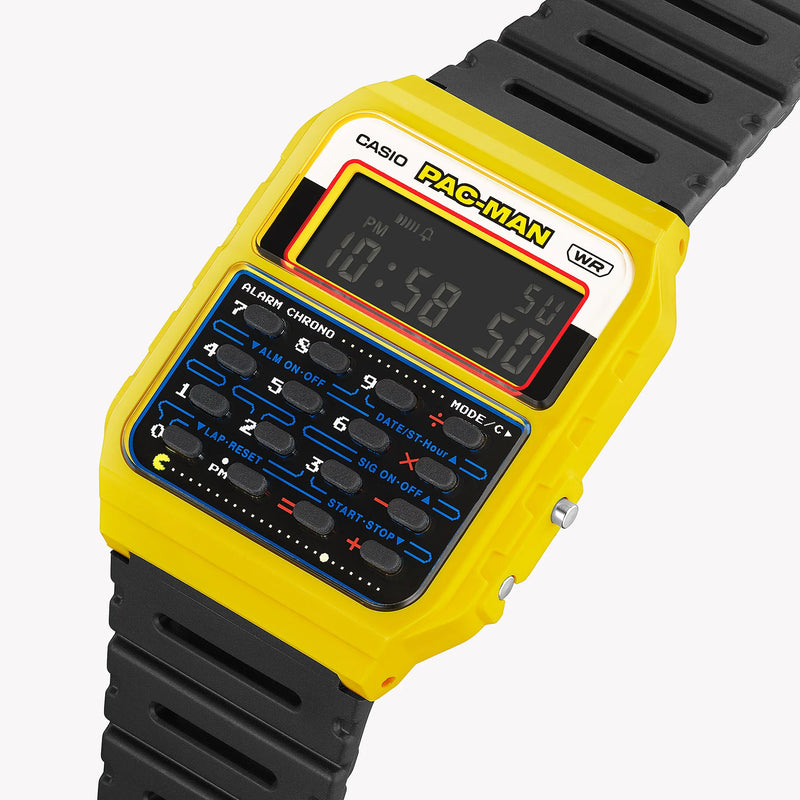 Casio Unisex's Yellow Resin, Black Resin | Ca-53wpc-1ber by i-watch