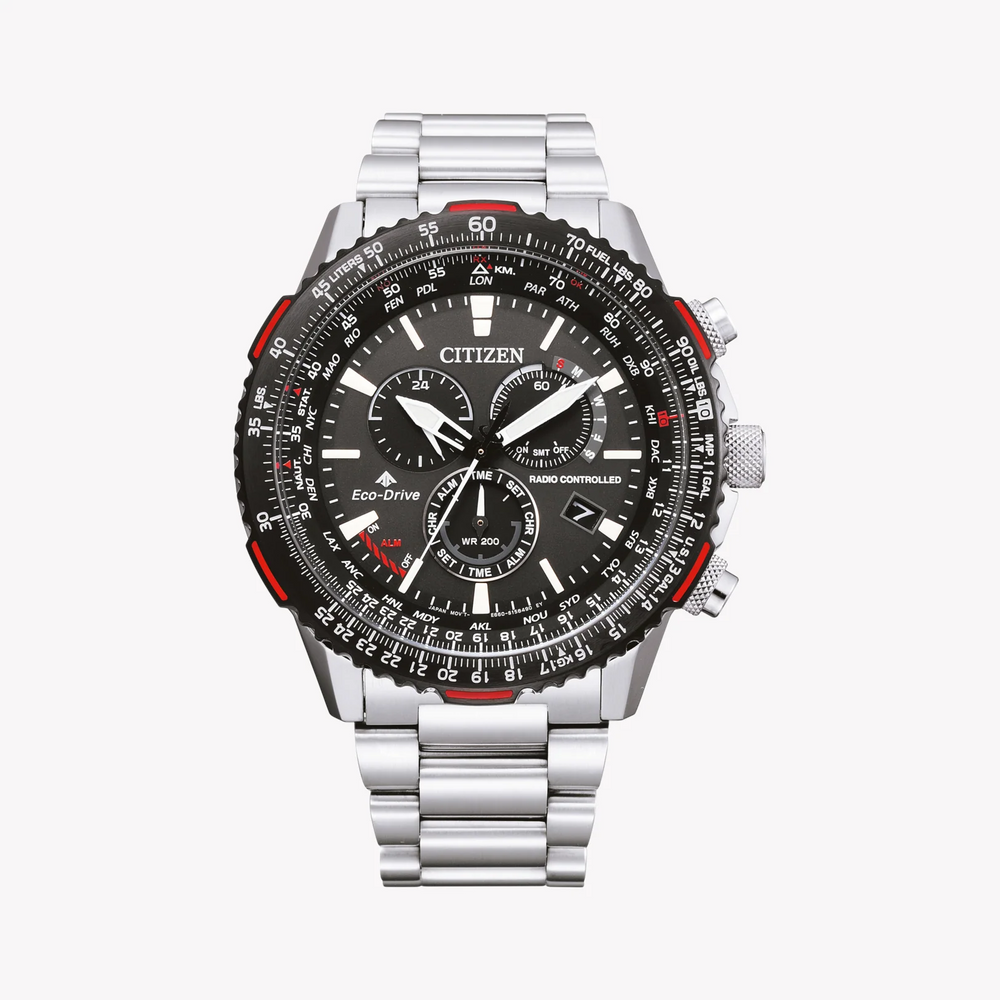 Citizen Cb5001-57e - Men's Elegant Eco-Drive Chronograph With Modern Stainless Steel Design by i-watch