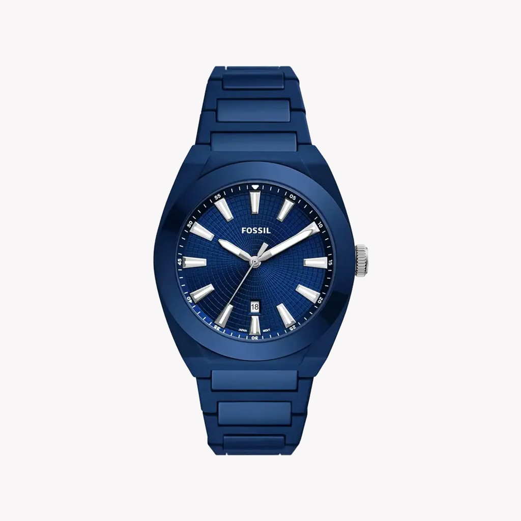 Fossil Men's Dark Blue Ceramic Watch | Ce5029