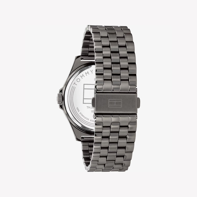 Tommy Hilfiger Men's Grey Stainless Steel Watch, Blue Dial | Th1791464 by i-watch